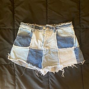 Size 12 high-rise jean shorts from wild fable.